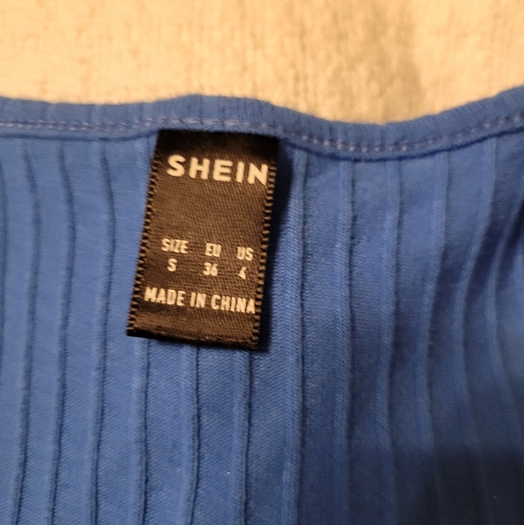 SHEIN ROYAL BLUE BODYSUIT - Picture 3 of 4